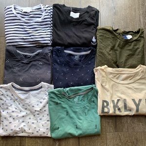 Bundle of 8 Men’s Tees (H&M, Cotton On, Old Navy)